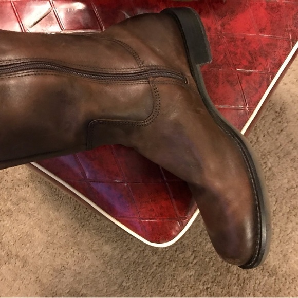 Ecco Women's Brown/Black Sartorelle 25 Tall Buckle Knee High Boot - Picture 6 of 16